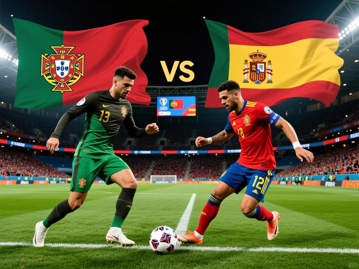 葡萄牙战平西班牙，欧预赛榜首争霸搁浅  第2张